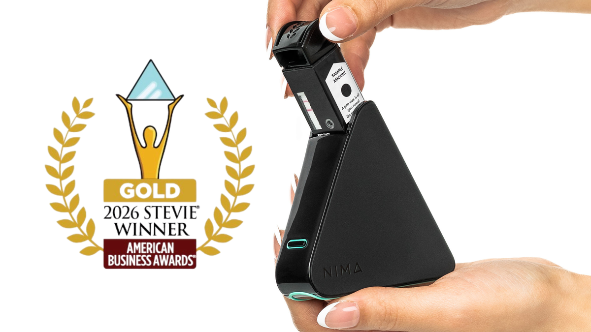 NIMA Wins 2026 Gold Stevie Award for Product Innovation